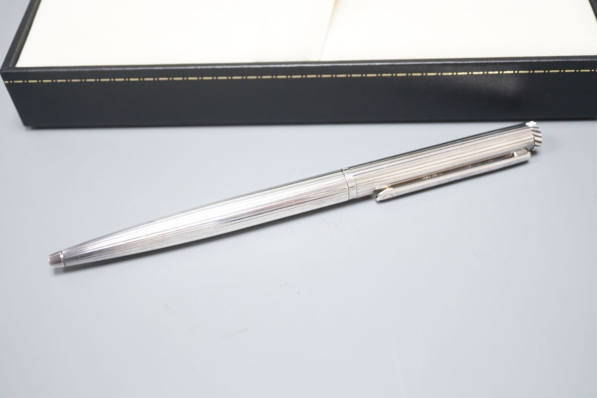 A Dunhill pen, boxed.